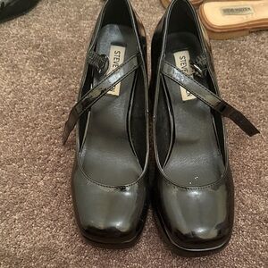 Steve Madden Black Patent Heels